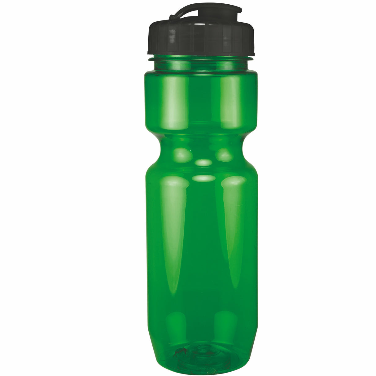 22 Oz. Translucent Bike Bottle w/ Flip Top Lid