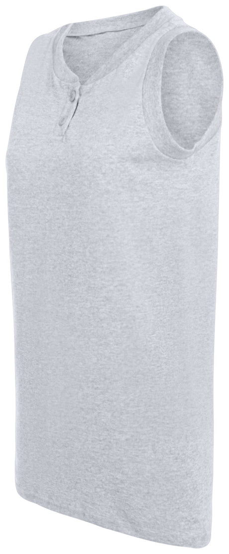 Ladies' Sleeveless Two Button Softball Jersey