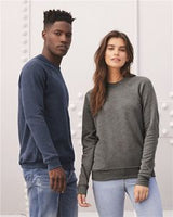 Bella+Canvas® Unisex Sponge Fleece Raglan Crewneck Sweatshirt