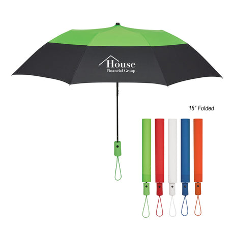 46" Arc Color Top Folding Umbrella