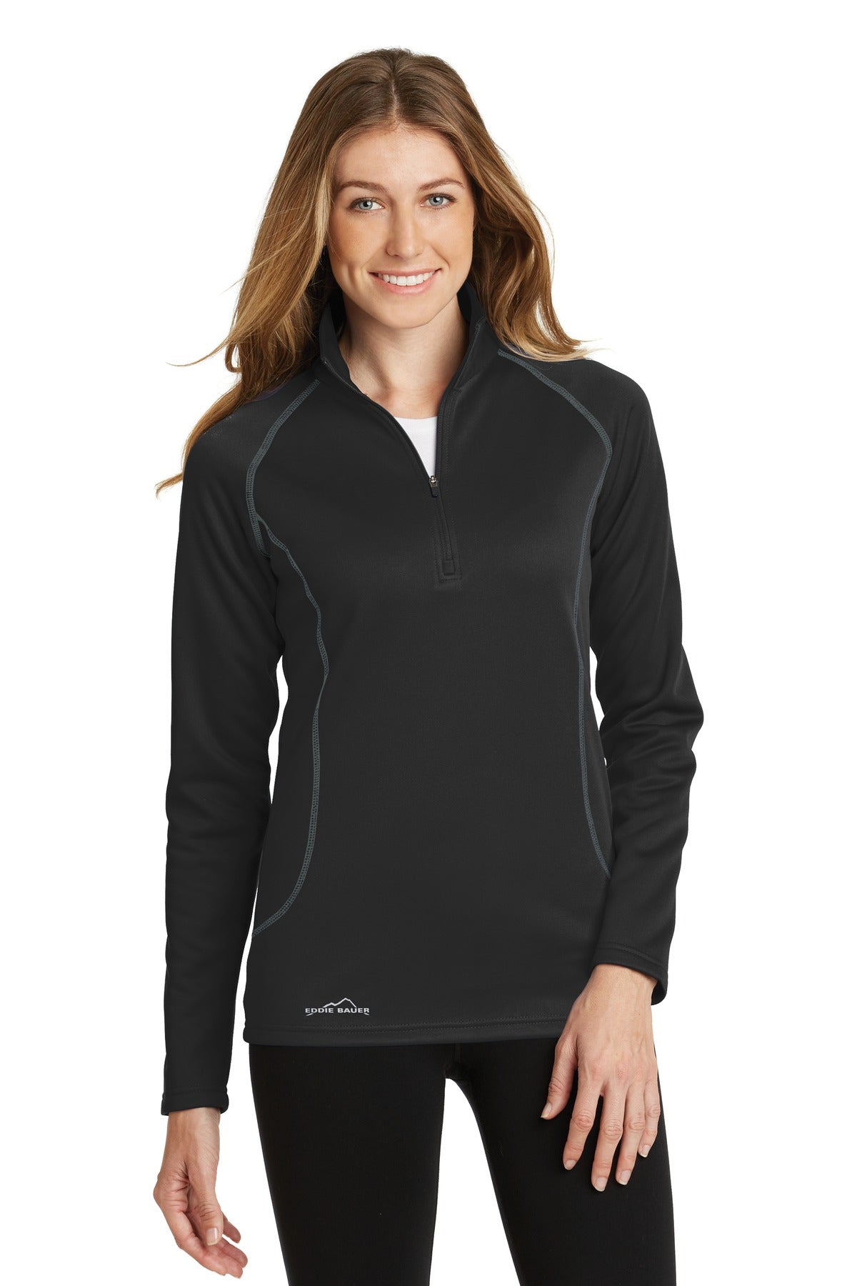 Eddie Bauer Ladies' Smooth Fleece Base Layer ¬Ω-Zip Sweater