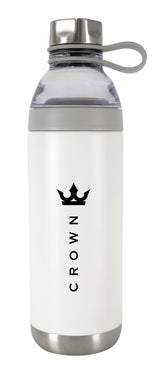 Finn 18oz stainless steel double wall vacuum bottle matte white, gift box