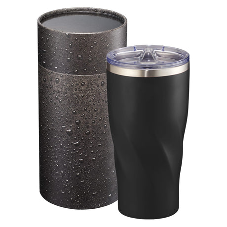 20 Oz. Hugo Copper Vac Powder Coating Tumbler w/Cylindrical Gift Box