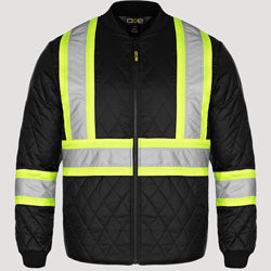 Quilted Jacket w/Hi-Vis Striping