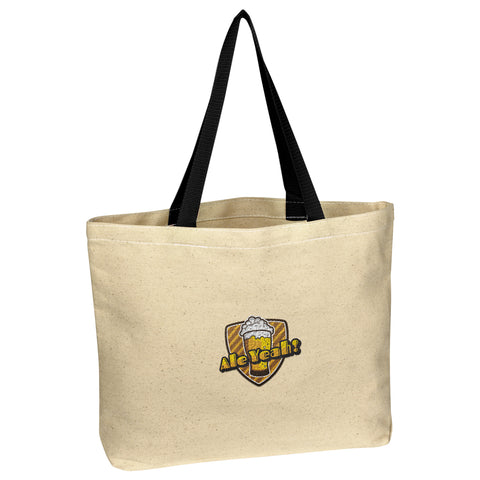Natural Cotton Canvas Tote Bag
