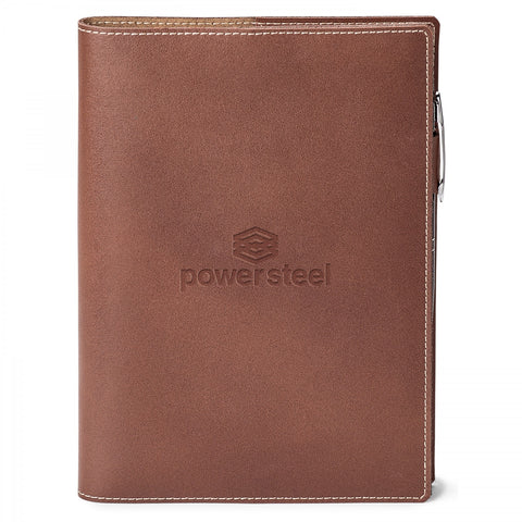 Genuine Leather Refillable Journal Combo