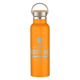 21 Oz. Full Laser Tipton Stainless Steel Bottle With Bamboo Lid