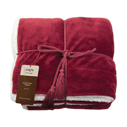 Deluxe Lambswool Throw Blanket