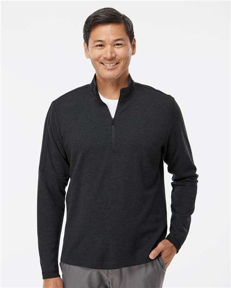 Adidas® 3-Stripes Quarter Zip Sweater
