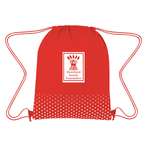 Connect The Dots Non-woven Drawstring Bag
