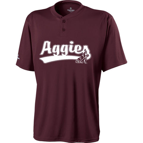 Holloway Sportswear Collegiate Adult Ball Park Jersey - Texas A&M Aggies