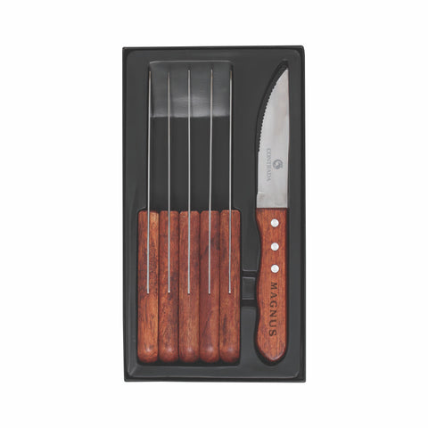 000982 Rosewood Steak Knife Set of 6 (3-5 Days)