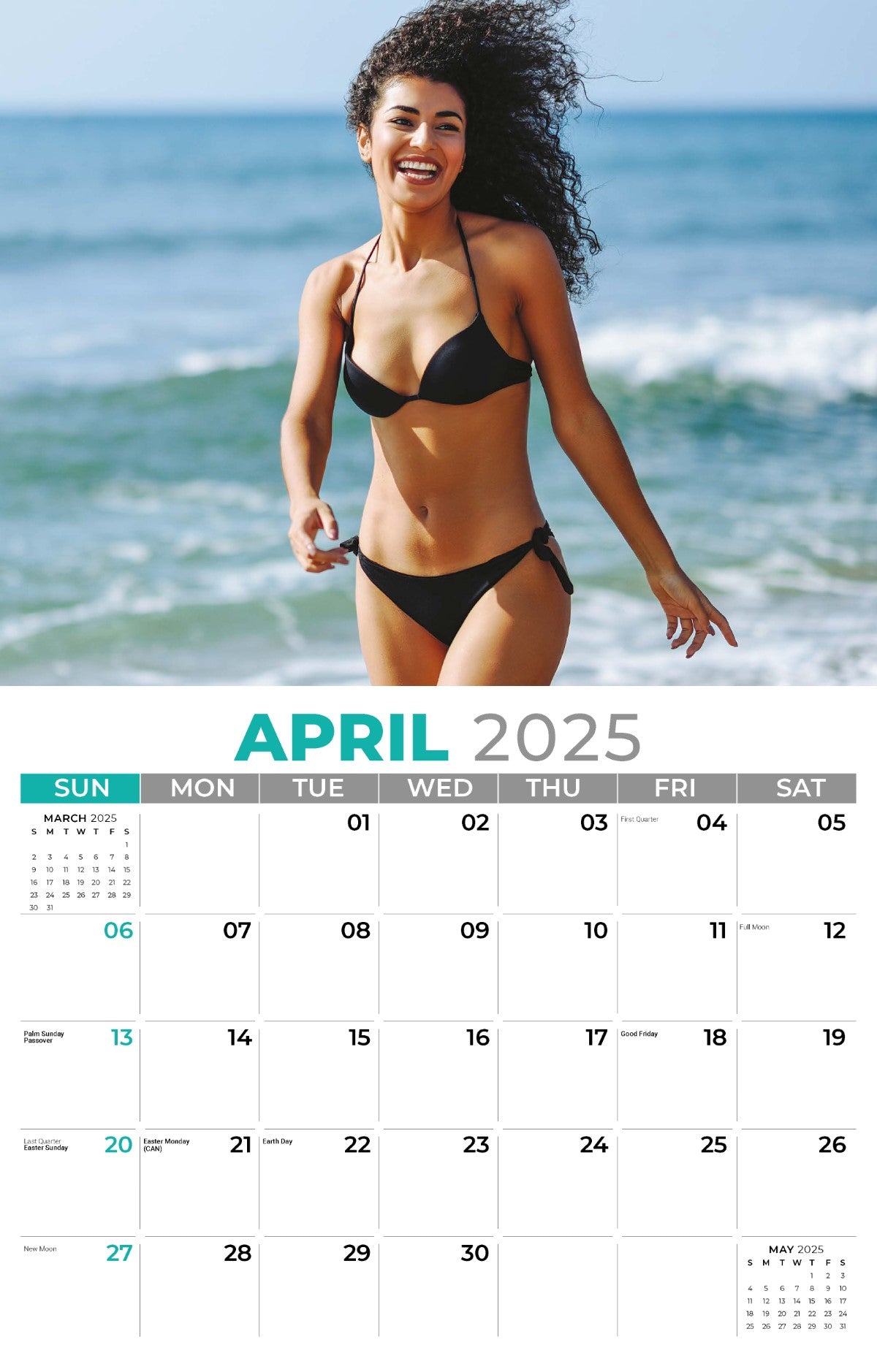 Galleria Wall Calendar 2025 Swimsuits