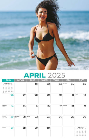 Galleria Wall Calendar 2025 Swimsuits