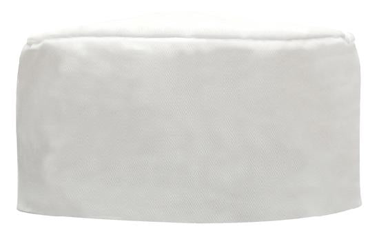 Poly Cotton Chef's Cap w/Elastic Back