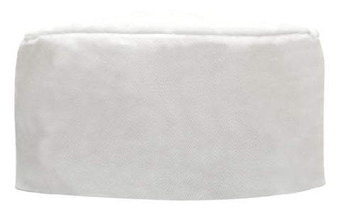 Poly Cotton Chef's Cap w/Elastic Back