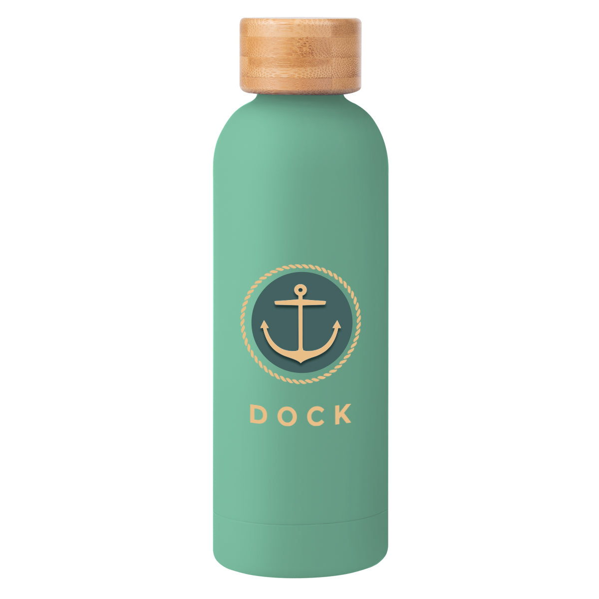 17 Oz. Blair Stainless Steel Bottle With Bamboo Lid