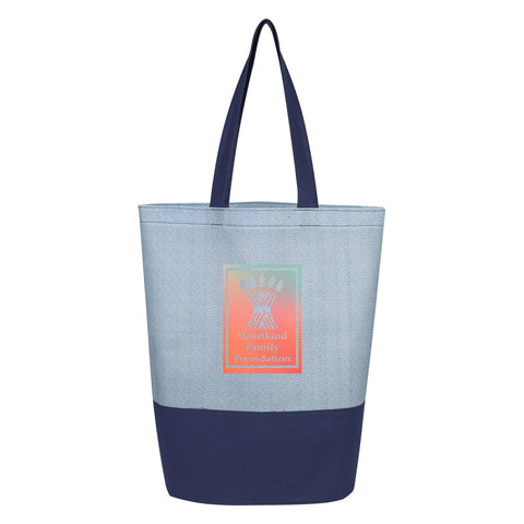 Herringbone Non-woven Tote Bag