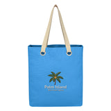 Vibrant Cotton Canvas Tote Bag