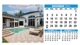Homes Desk Tent Calendar