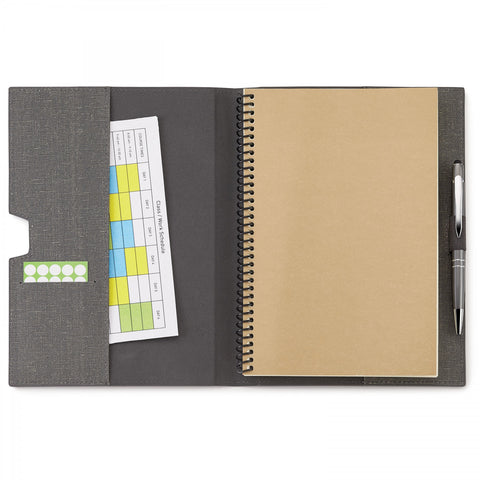 Linen Refillable Hard Cover Journal Combo