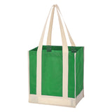 000440 Non-woven Two-tone Shopper Tote Bag