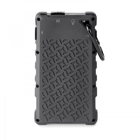 8,000 mAh SOLAR POWER BANK INCLUDES UL CERTIFIED BATTERY