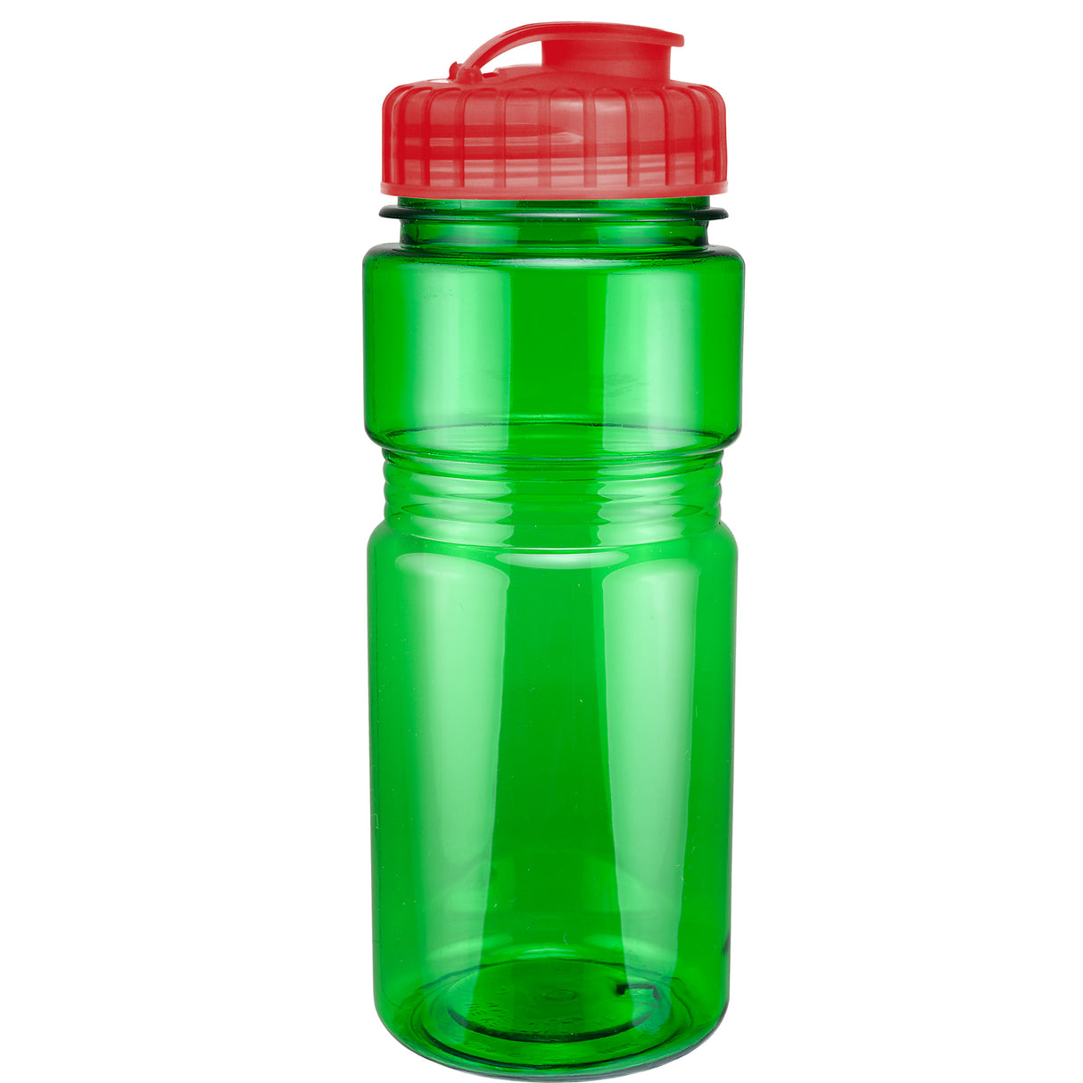 20 Oz. Translucent Recreation Bottle w/ Flip Top Lid