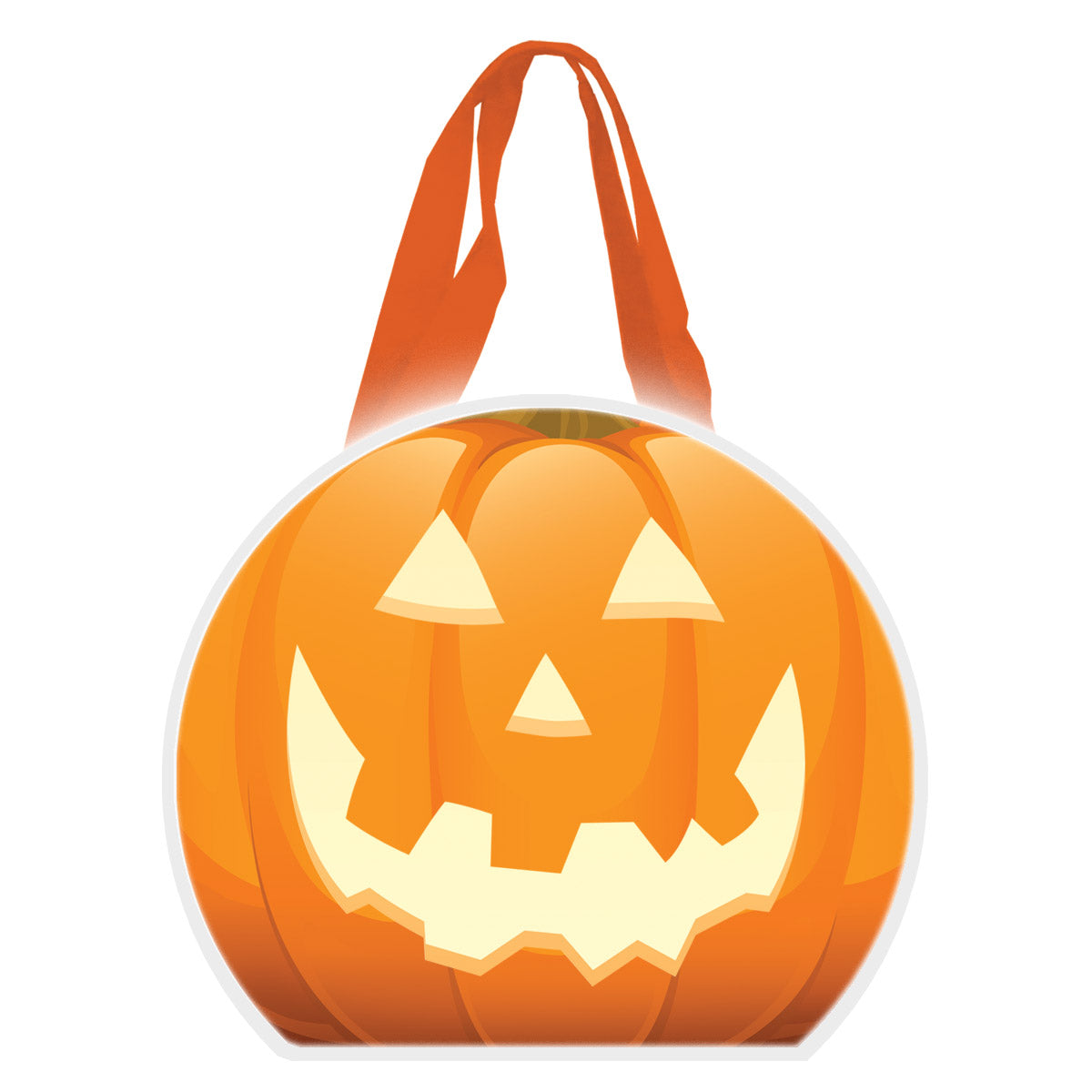 Reflective Halloween Pumpkin Tote Bag