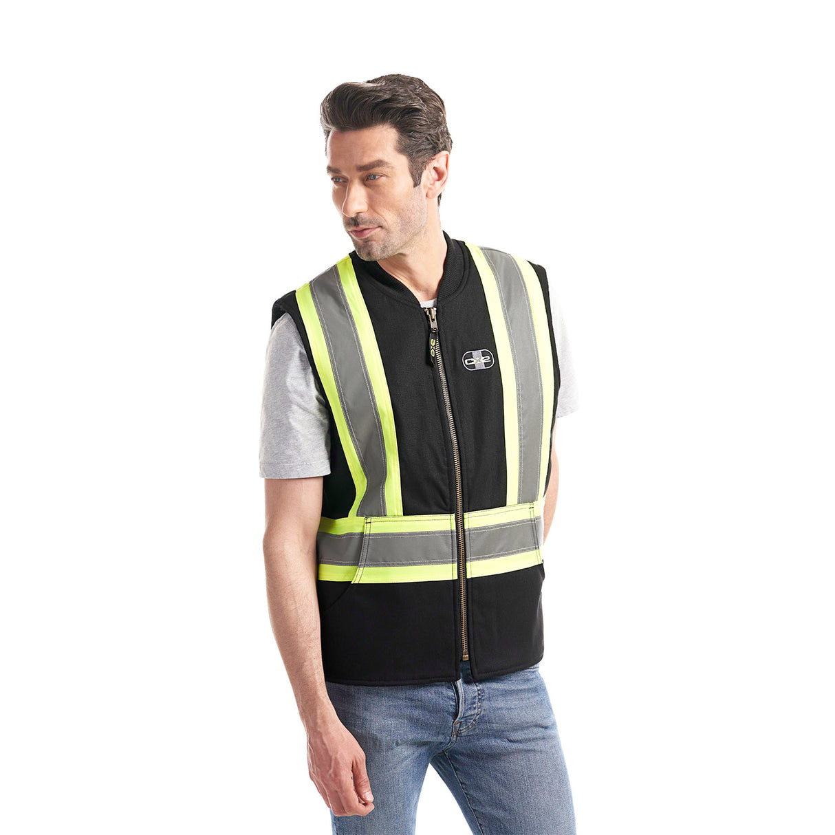 Titan Men's Hi-Vis Vest with Sherpa Lining