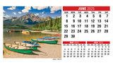 Scenes of Canada (English) Desk Tent Calendar