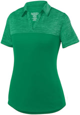 Ladies Shadow Tonal Heather Polo