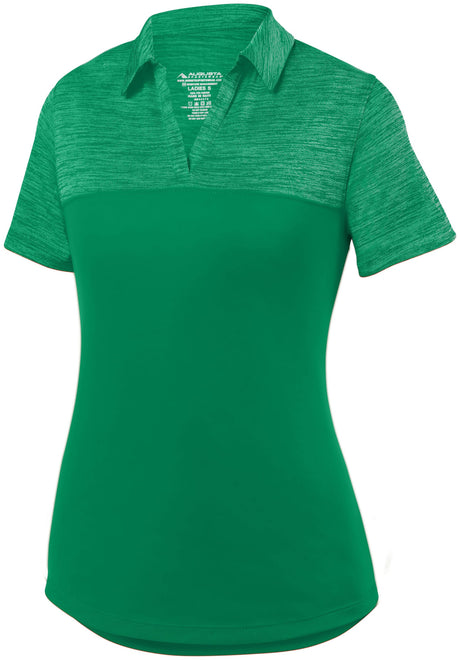 Ladies Shadow Tonal Heather Polo