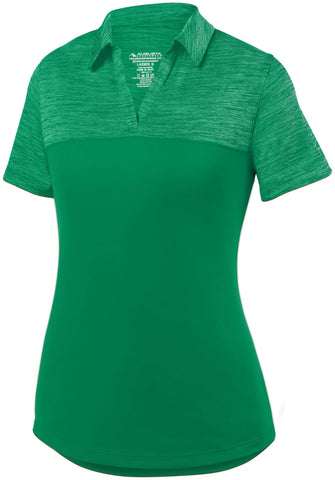 Ladies Shadow Tonal Heather Polo