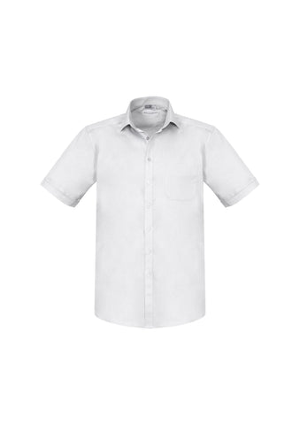 Men's Monaco Short Sleeve French Style Cotton Stretch Shirt