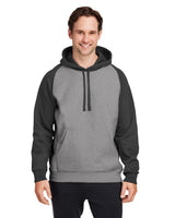 000240 Team 365 Unisex Zone HydroSport? Heavyweight Colorblock Hooded Sweatshirt