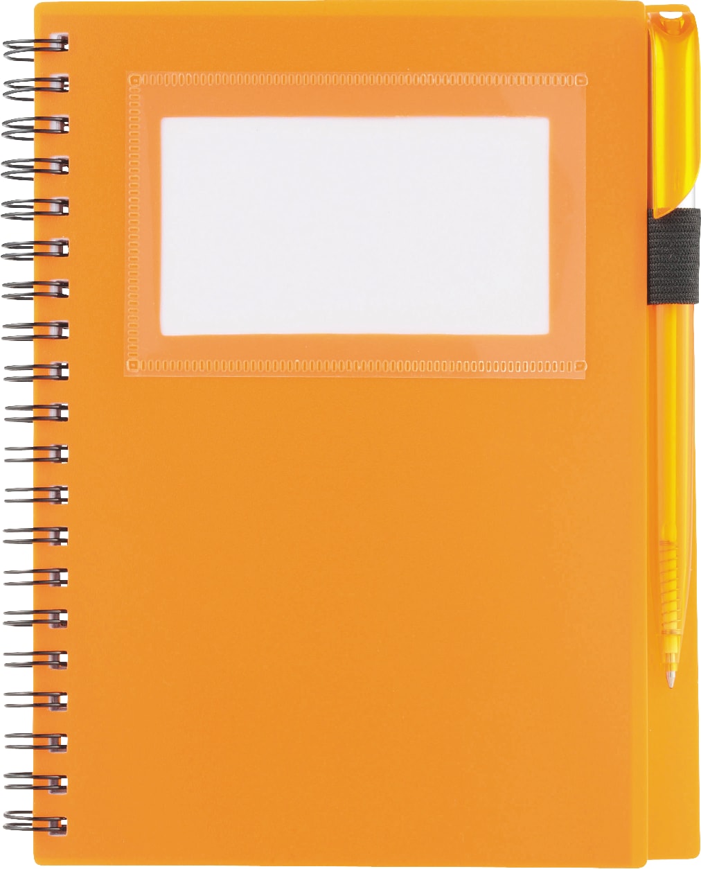 5.5" x 7" FSC Mix Star Spiral Notebook with Pen