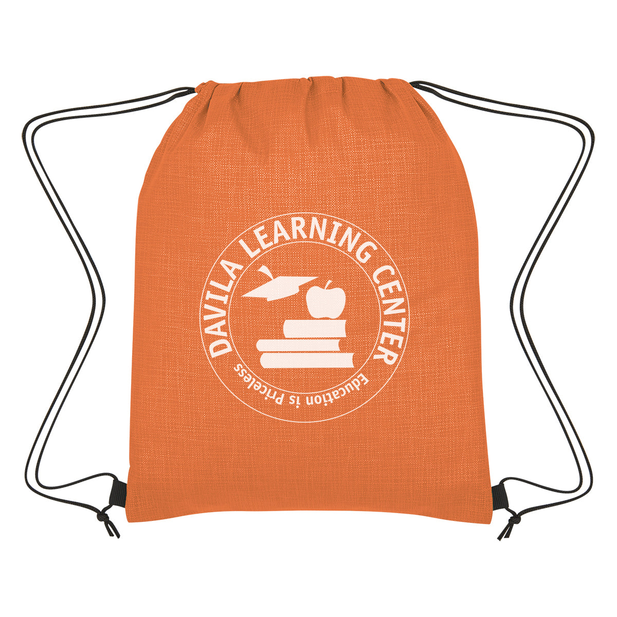 Crosshatch Non-woven Drawstring Bag