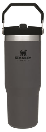 Stanley® IceFlow 30oz Flip Straw Tumbler, grey - Etched