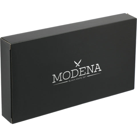 Modena Black Knife Set