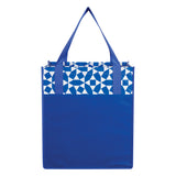 Non-woven Geometric Shopping Tote Bag