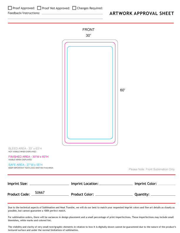 Sherpa Faux Wool Lined Micro Mink Throw, 30x60, Sublimated Edge to Edge 1 side