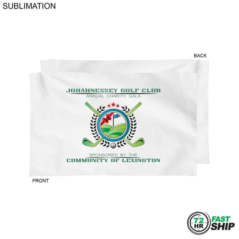 72 Hr Fast Ship - Plush and Soft White Velour Terry Cotton Blend Sport, Sweat Towel, 12x18