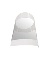 Eco-Disposable Face Sheld, Paperboard, White - Blank