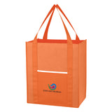 Non-woven Wave Shopper Tote Bag