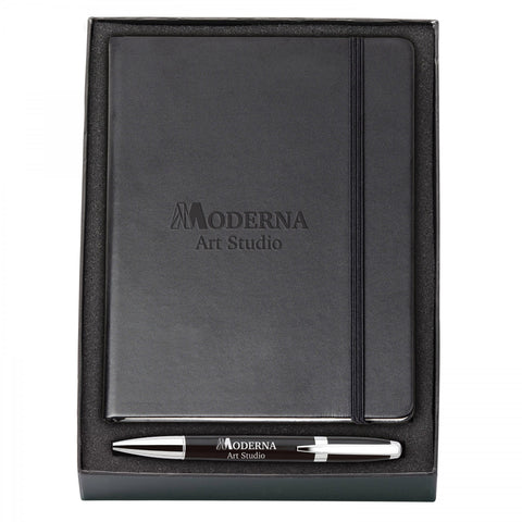 MELODY 2-TONE NEOSKINreg; PEN JOURNAL GIFT KIT