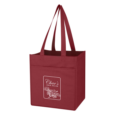 000542 Non-woven 6 Bottle Wine Tote Bag