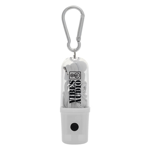 Earbuds With Flashlight Case