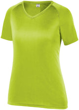 Ladies Attain Wicking Raglan Sleeve Tee