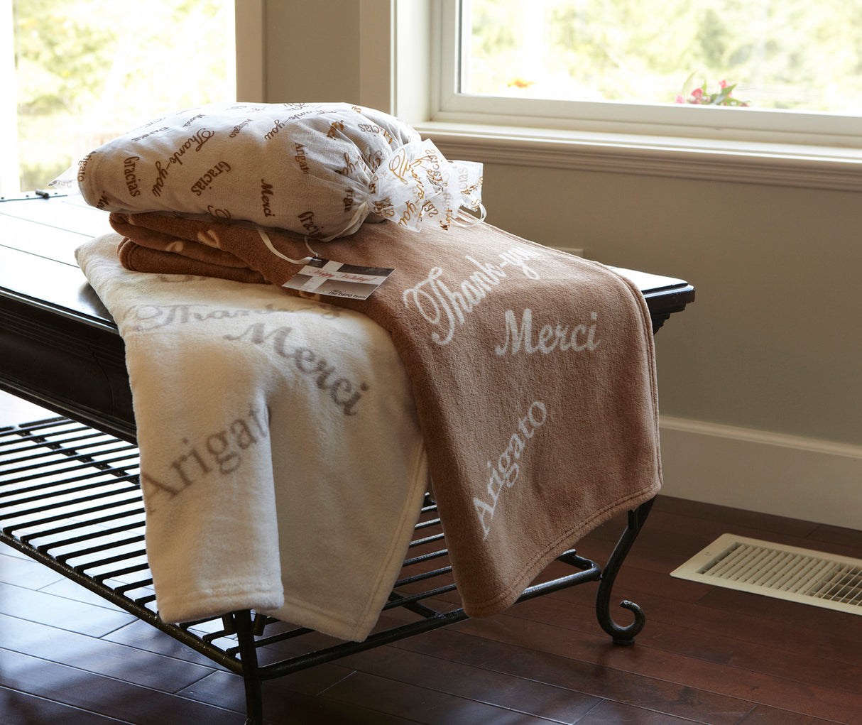 Thank You Velvafur Throw (Laser Patch)